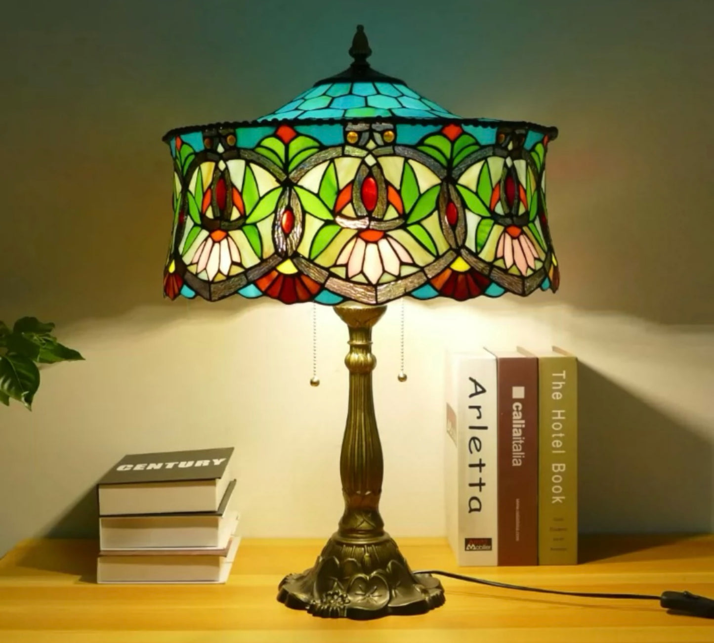 CDH 18" XLARGE Tiffany Table Lamp 46cm Shade (19001T)