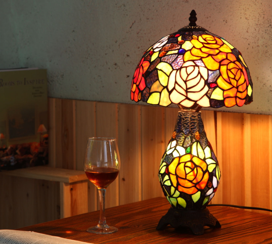 CDH 12" Tiffany Table Lamp (10027A)