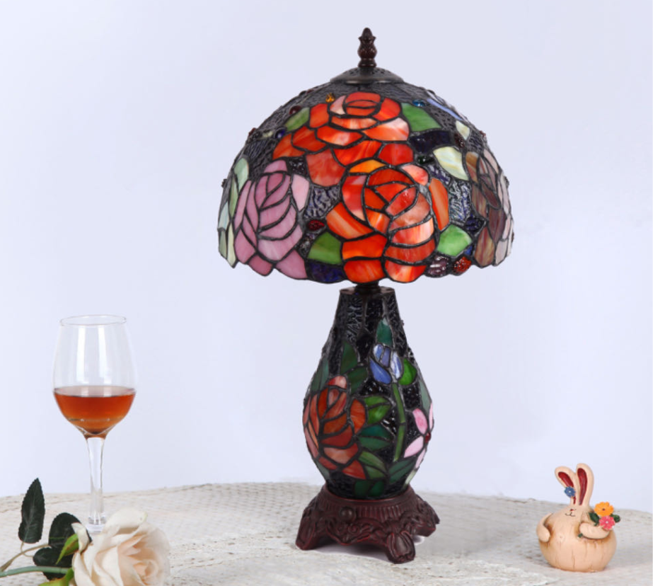 CDH 12" Tiffany Table Lamp (10027A)