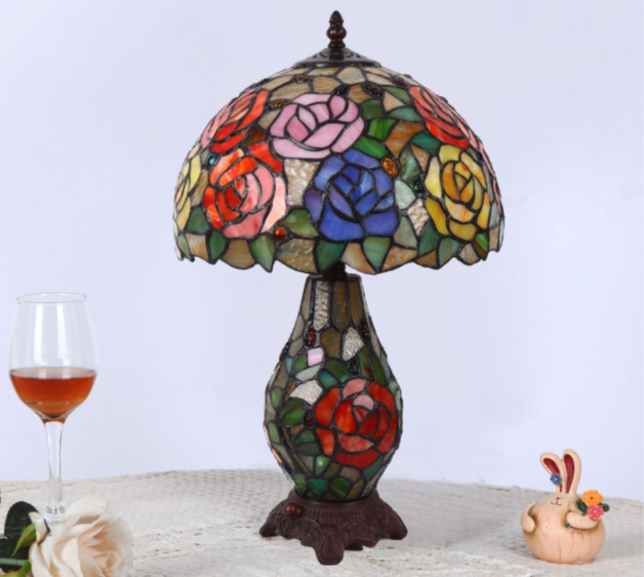 CDH 12" Tiffany Table Lamp (12070A)