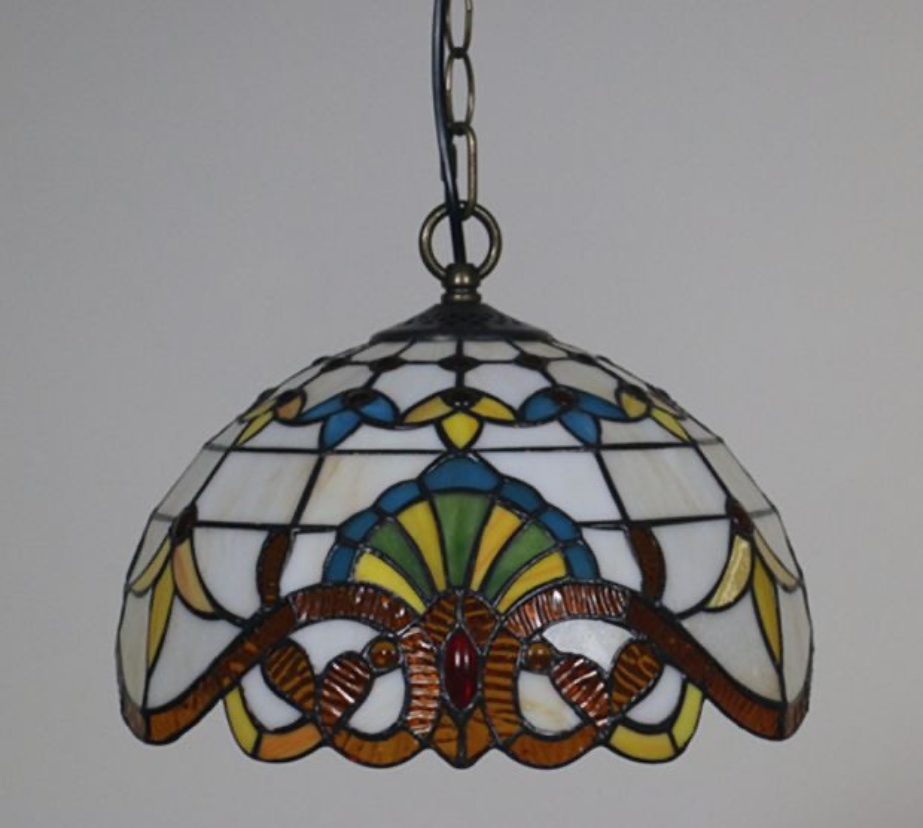 CDH 12" Tiffany Pendant Lamp 30cm shade (12025C)