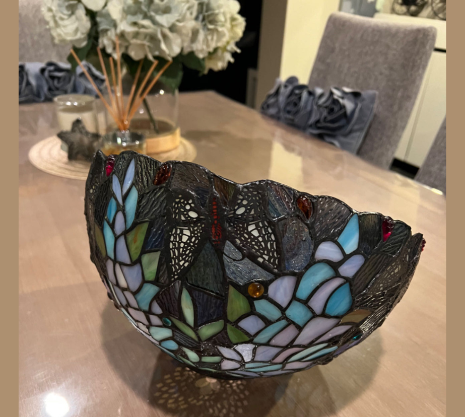 CDH 12" Tiffany Table Lamp (12074)