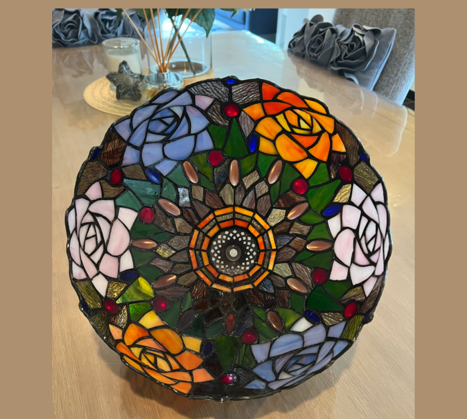 CDH 12" Tiffany Pendant Lamp 30cm shade (12063C)