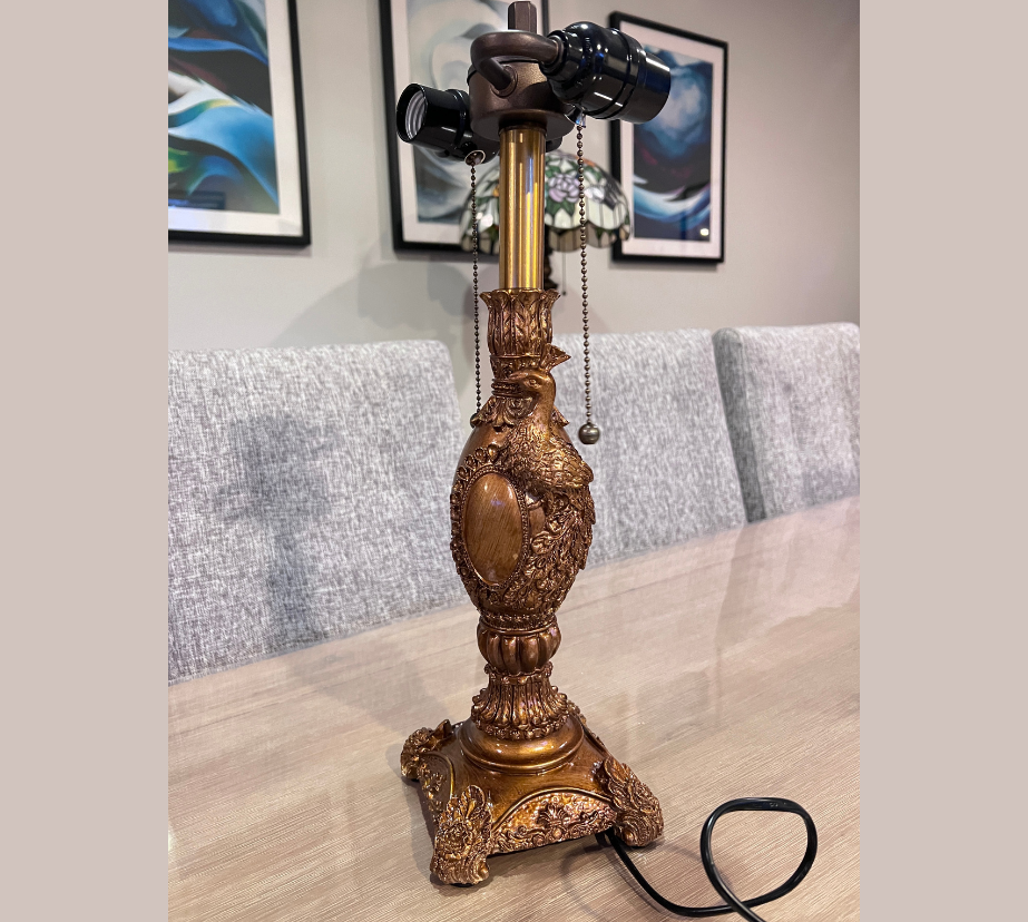 CDH Tiffany Table Lamp base 58cm high (Lamp parts) - Brand new