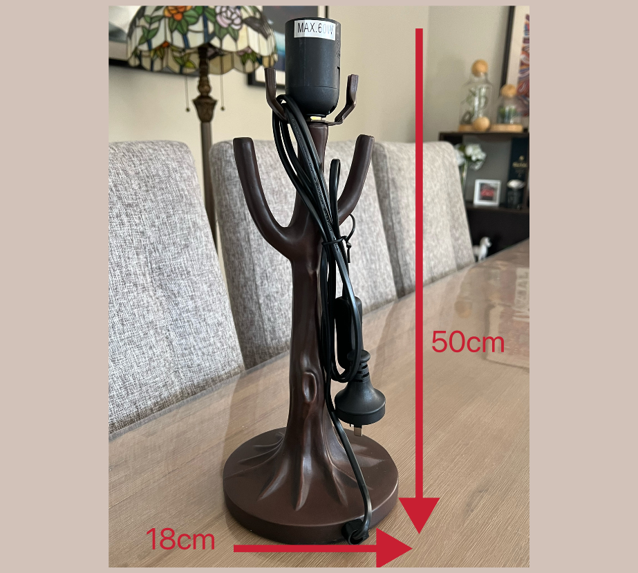 CDH Tiffany Table Lamp base 50cm high (Lamp parts) - Brand new