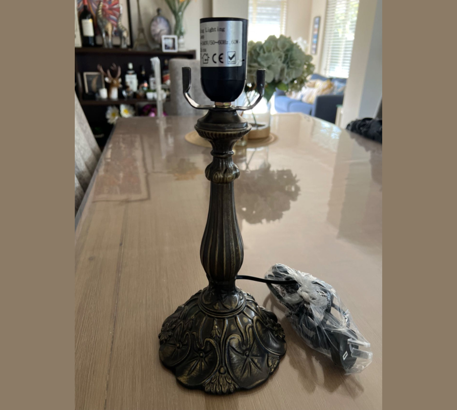 CDH Tiffany Table Lamp base 50cm high (Lamp parts) - Brand new