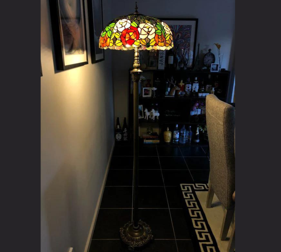 CDH Tiffany Floor Lamp (16078) 16" 40CM Shade