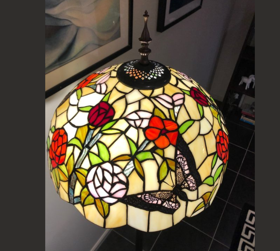 CDH 16" Tiffany Table Lamp 40cm Shade (15044)