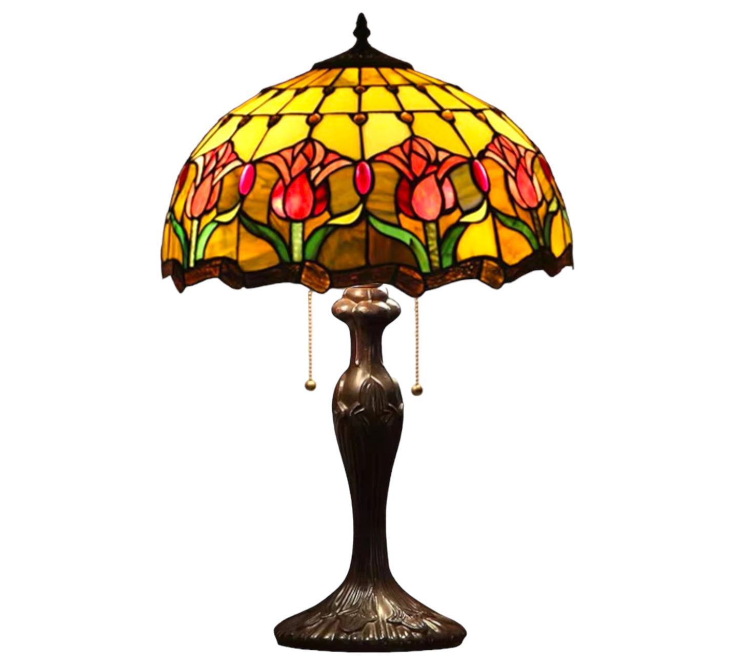 CDH 16" Tiffany Table Lamp 40cm Shade (15032)