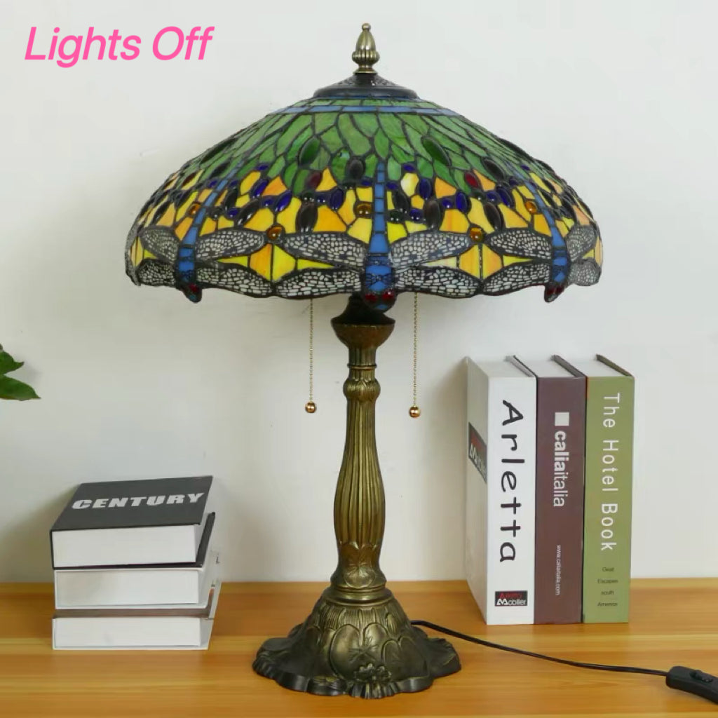 CDH 18" XLARGE Tiffany Table Lamp 46cm Shade (19015T)