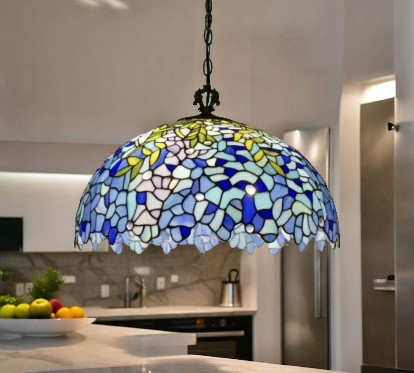 CDH 20" Tiffany Pendant Lamp 50cm shade (19038C)