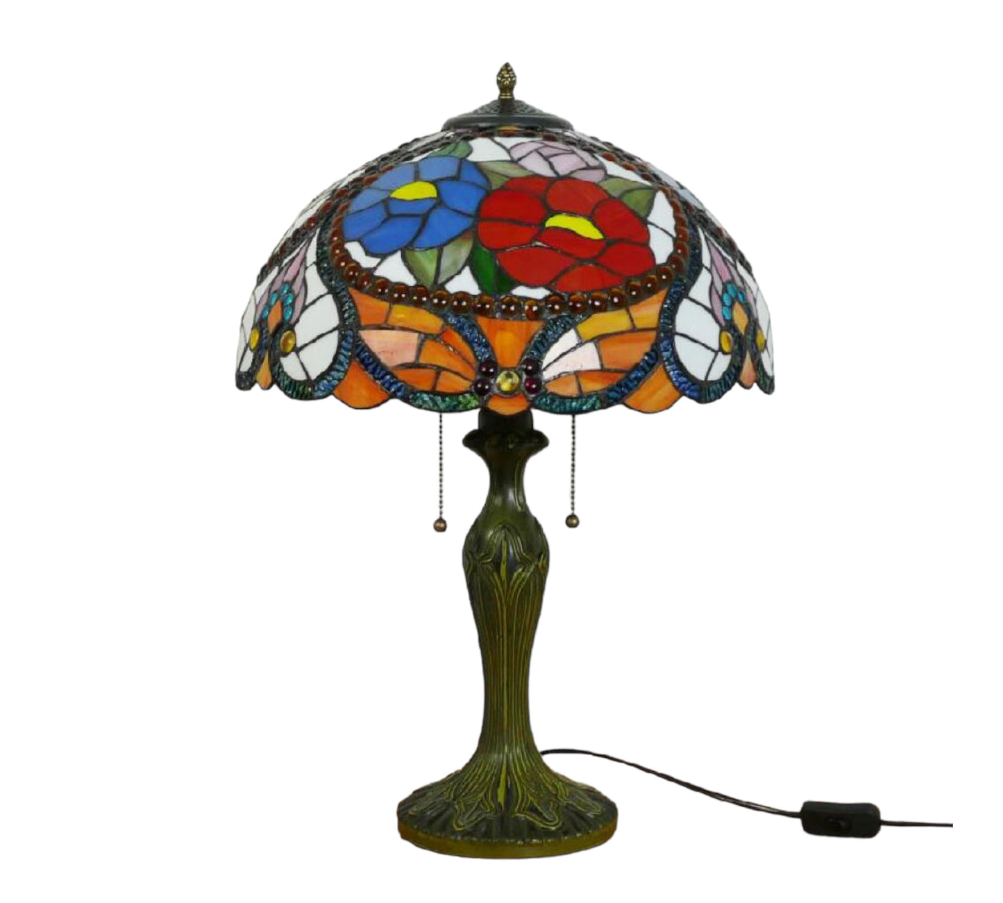 CDH 16" Tiffany Table Lamp 40cm Shade (15030)