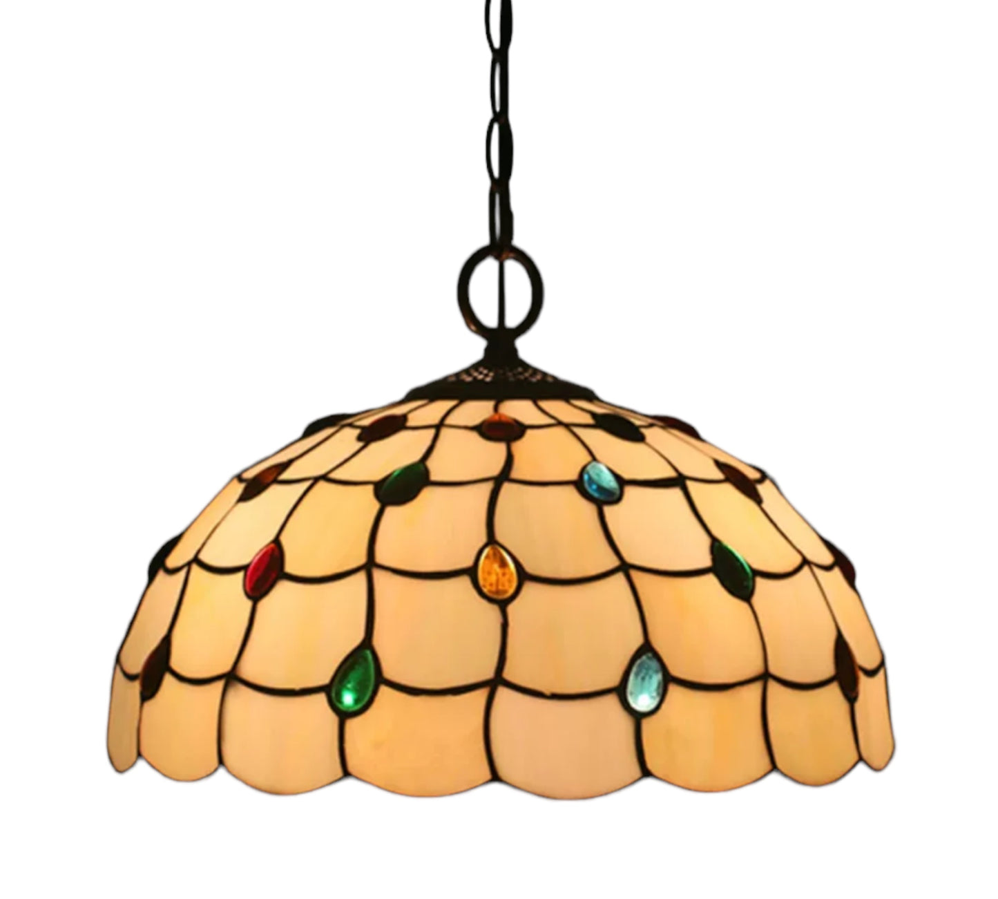 CDH 12" Tiffany Pendant Lamp 30cm shade (12103C)