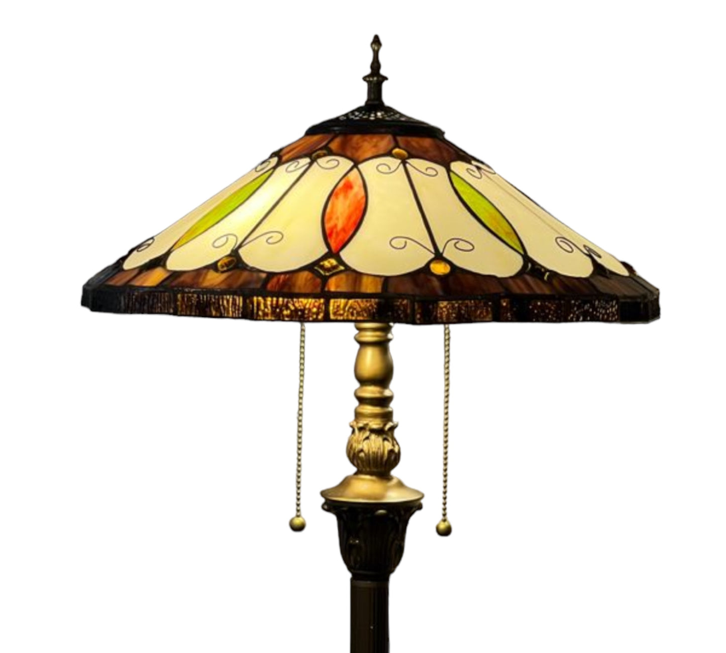 CDH Tiffany Floor Lamp (14002) 16" 40CM Shade