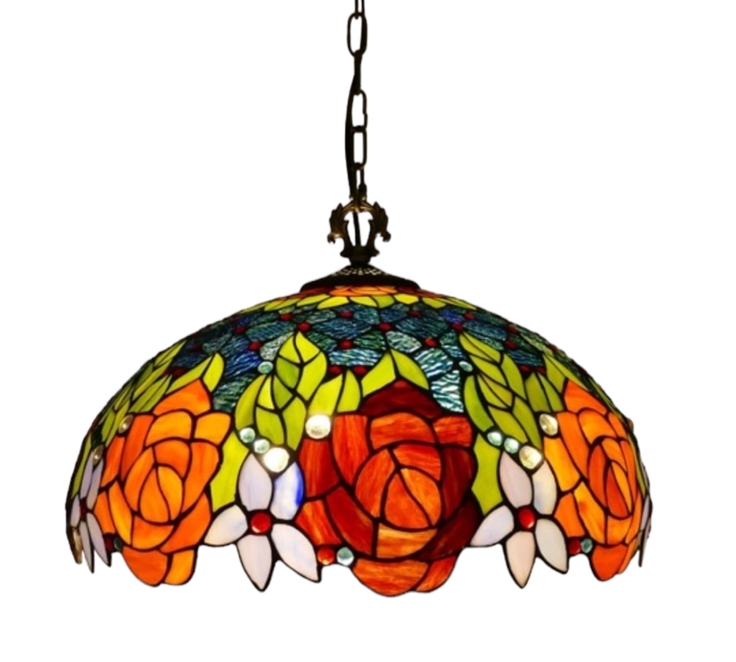 CDH 16" Tiffany Pendant Lamp 40cm shade (16113C)