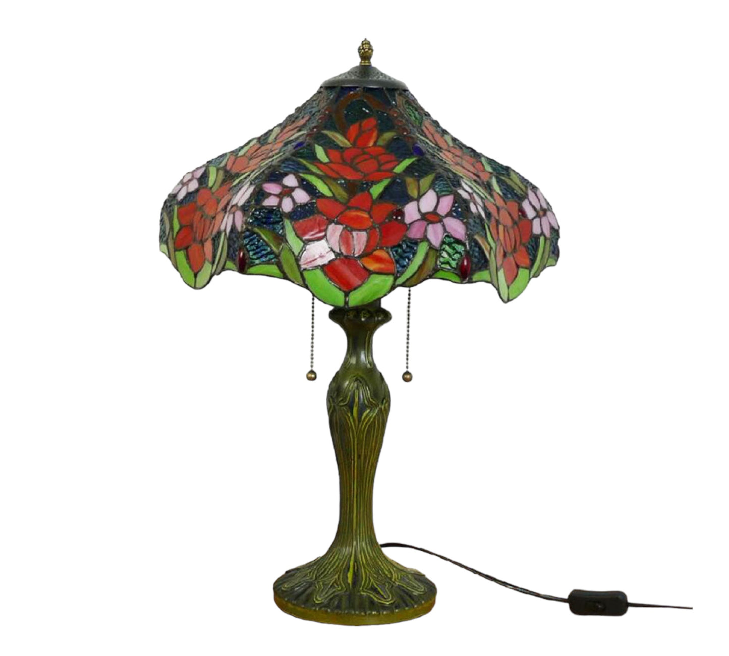 CDH 16" Tiffany Table Lamp 40cm Shade (15035)