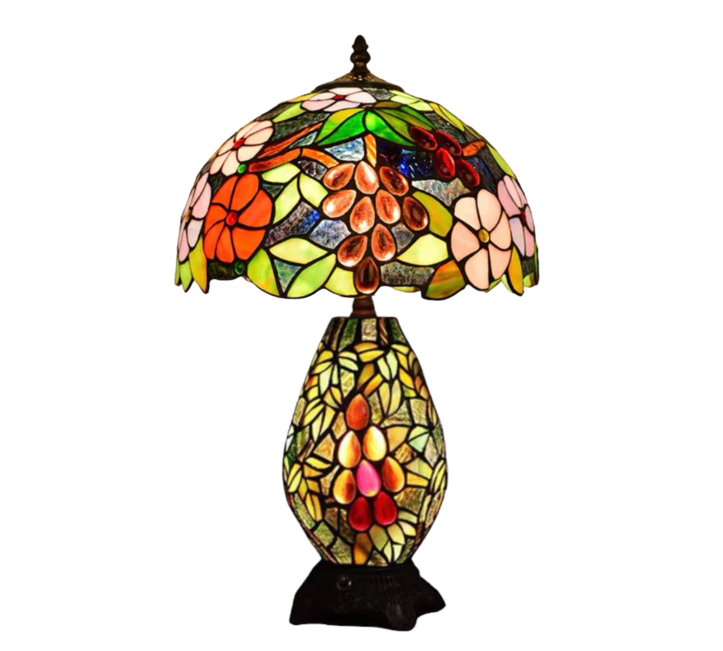CDH 12" Tiffany Table Lamp (12059B)
