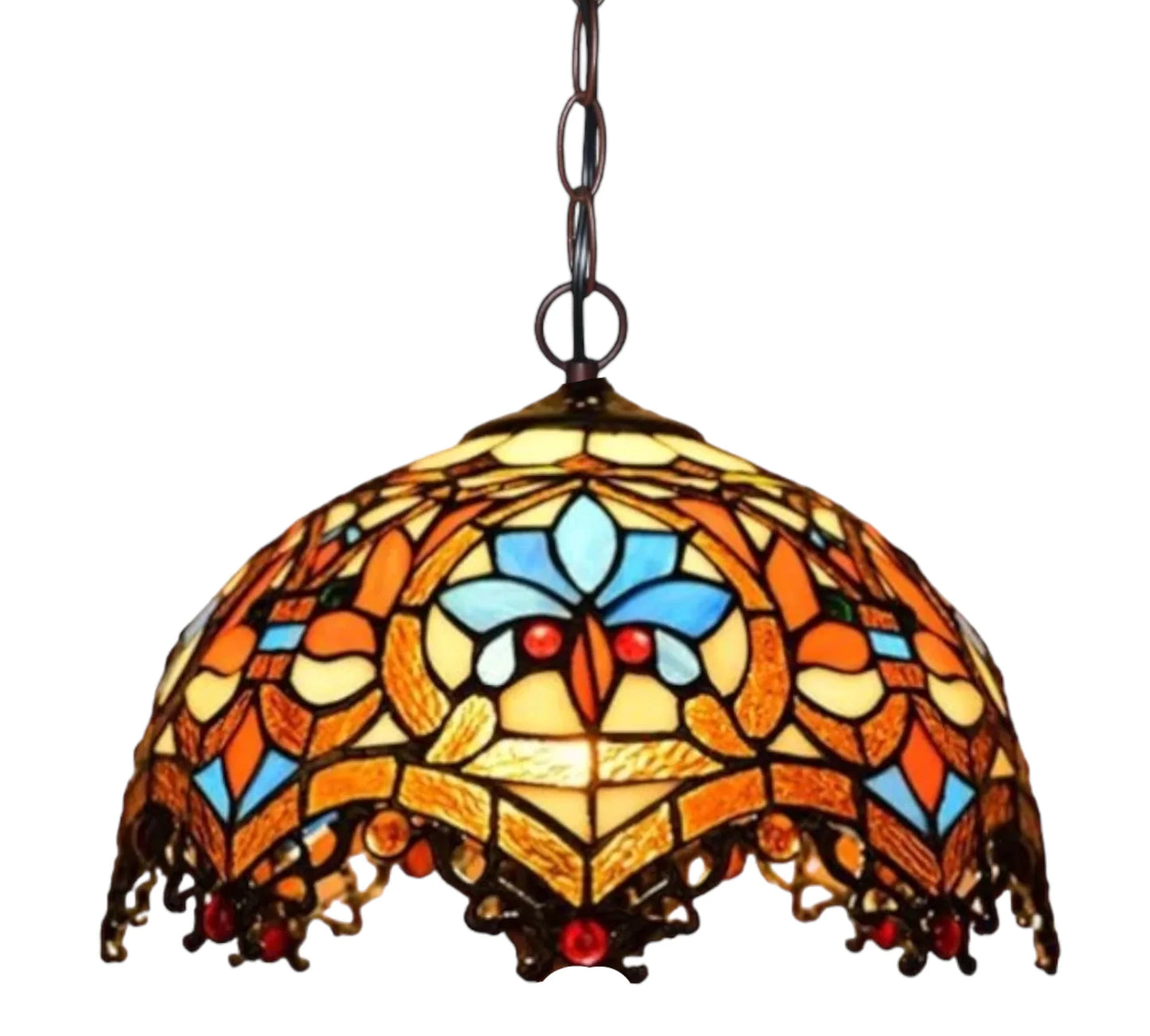 CDH 12" Tiffany Pendant Lamp 30cm shade (12011C)