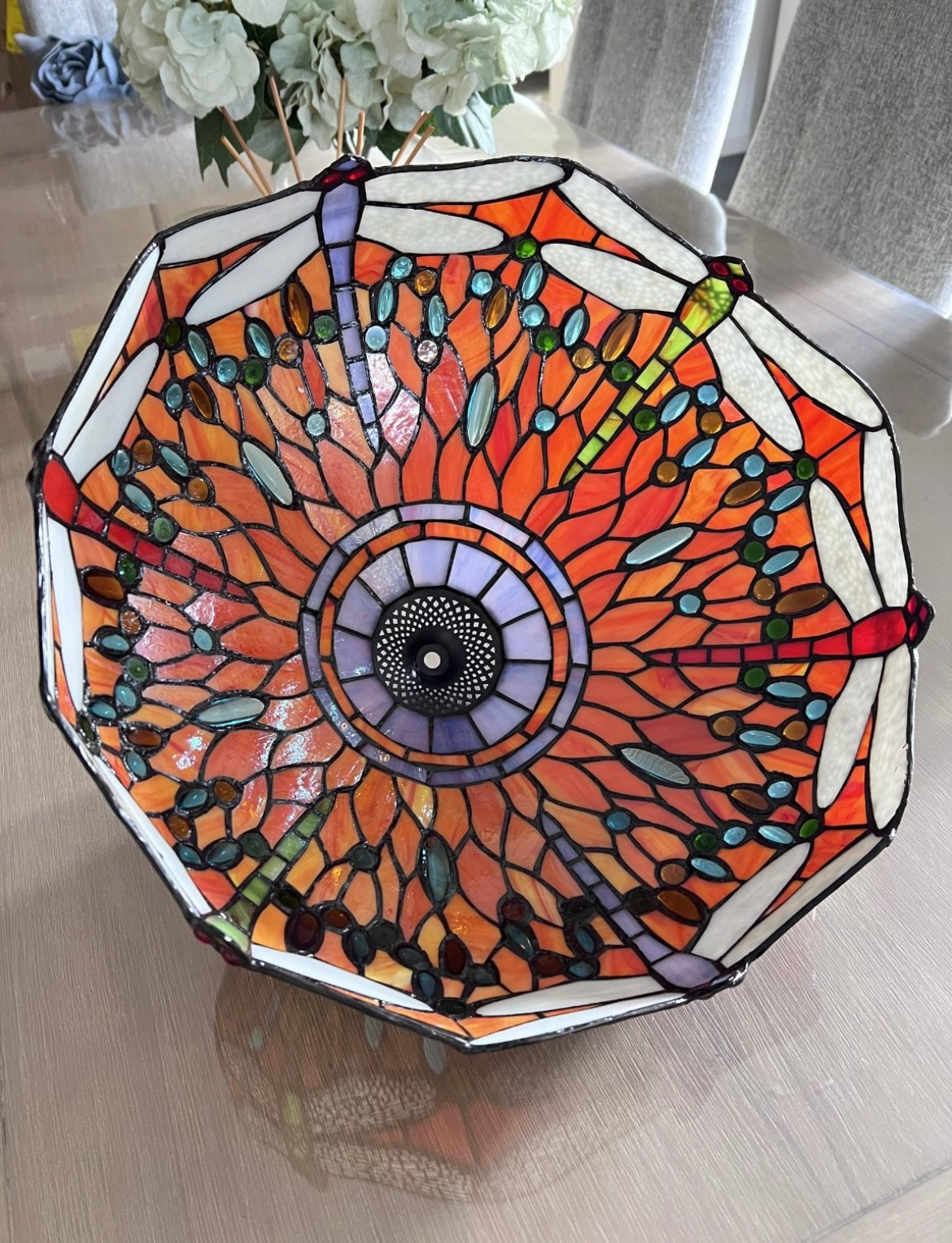 CDH Tiffany Floor Lamp (23001) 16" 40CM Shade