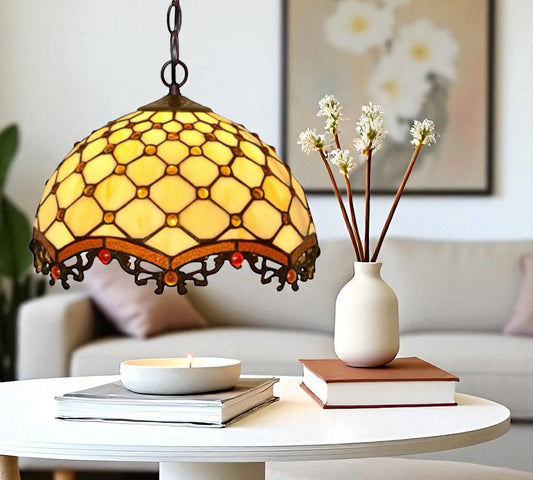 CDH 12" Tiffany Pendant Lamp 30cm shade (12010C)