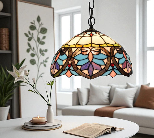 CDH 12" Tiffany Pendant Lamp 30cm shade (12045C)