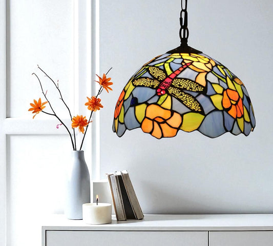 CDH 12" Tiffany Pendant Lamp 30cm shade (12716C)