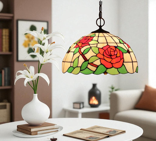CDH 12" Tiffany Pendant Lamp 30cm shade (12803C)