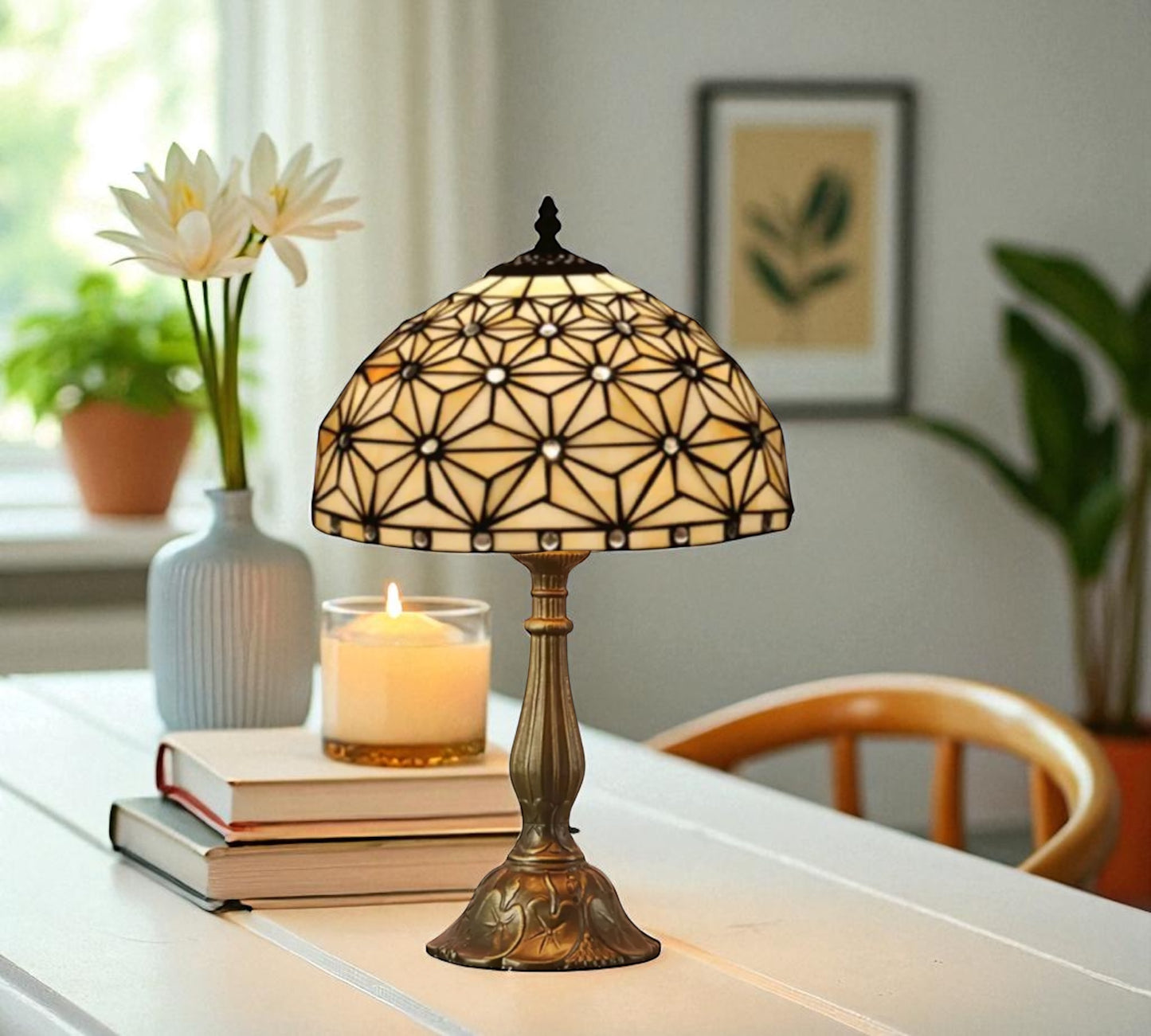 CDH 12" Tiffany Table Lamp (11000)