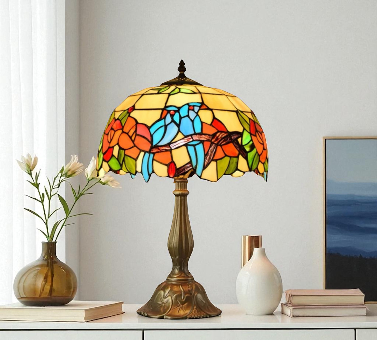 CDH 12" Tiffany Table Lamp (12064)