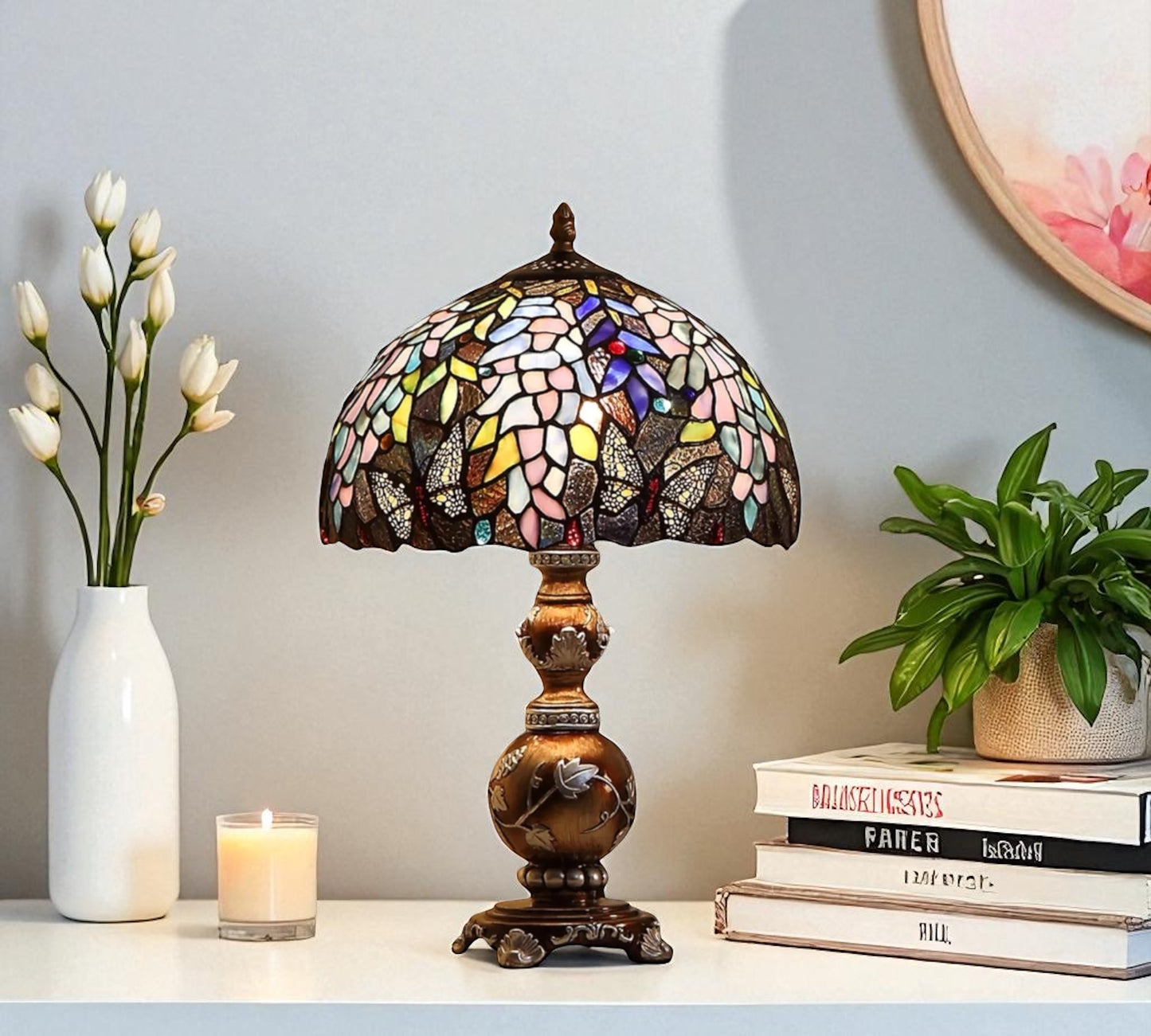CDH 12" Tiffany Table Lamp (12074)