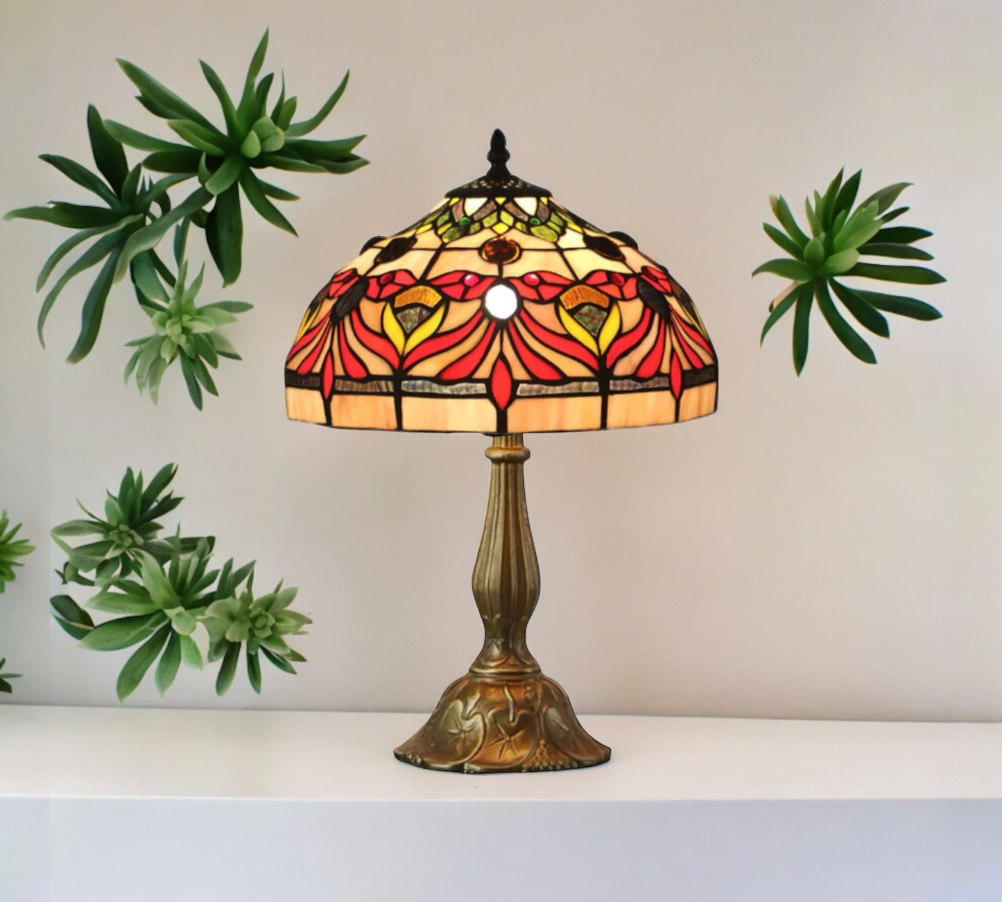 CDH 12" Tiffany Table Lamp (12093)