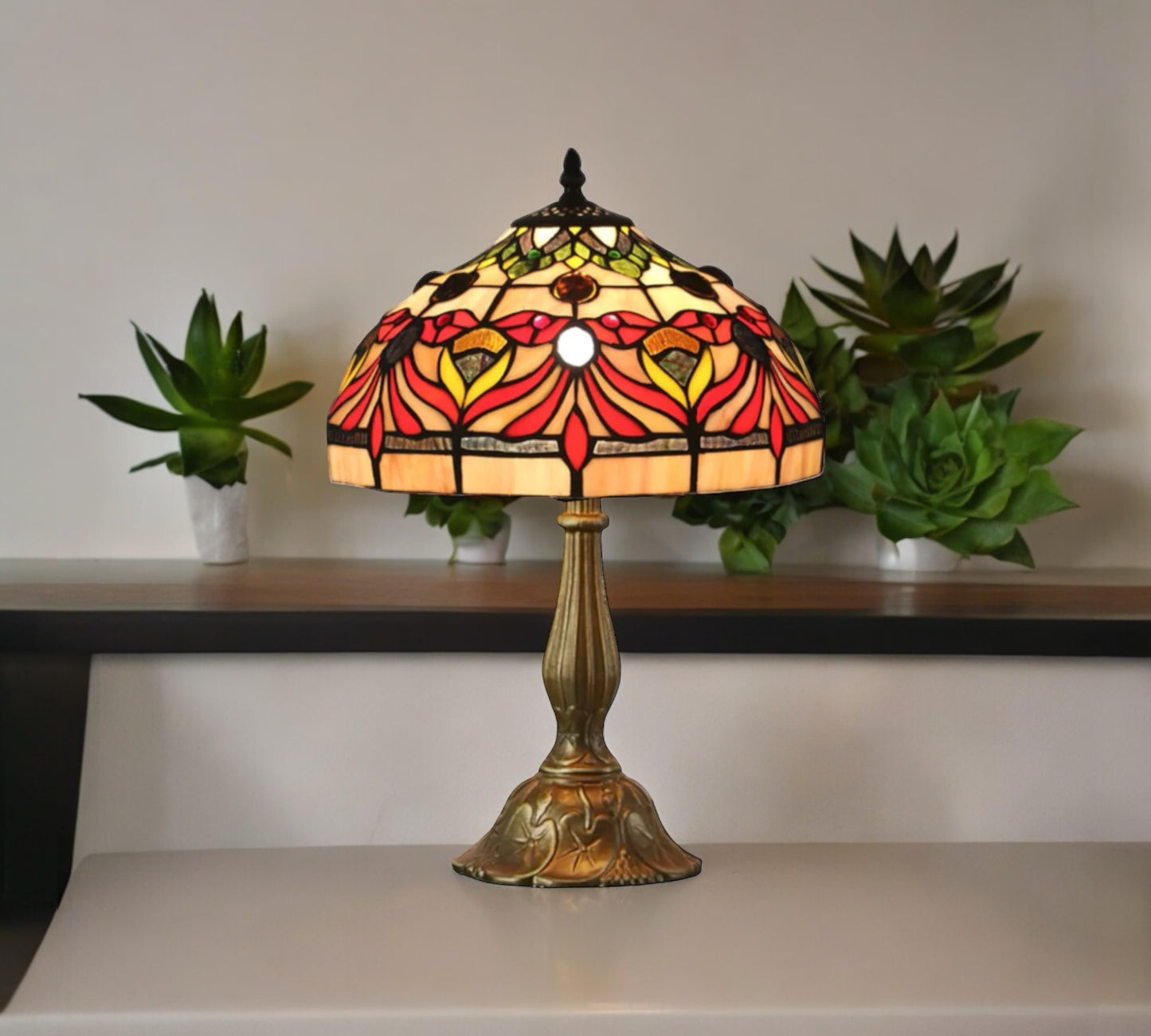 CDH 12" Tiffany Table Lamp (12093)
