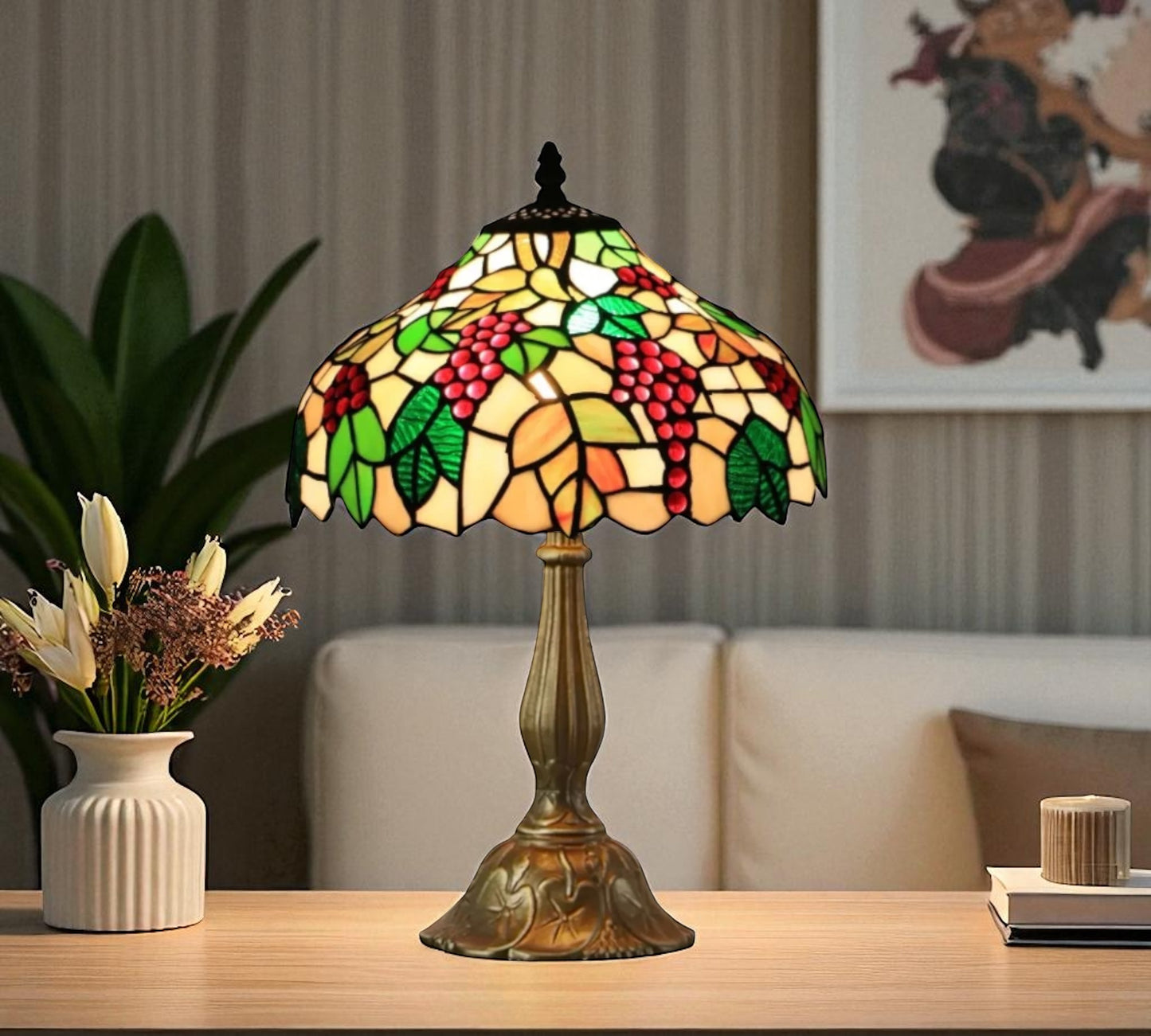 CDH 12" Tiffany Table Lamp (12095)