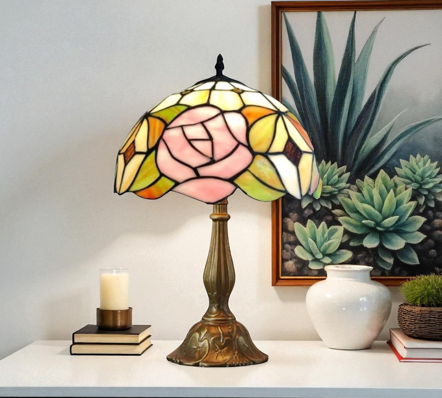 CDH 12" Tiffany Table Lamp (12723)