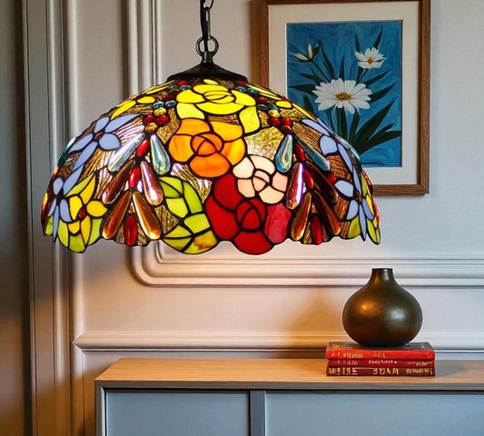 CDH 16" Tiffany Pendant Lamp 40cm shade (15016C)
