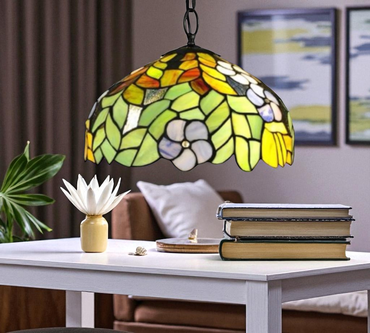 CDH 16" Tiffany Pendant Lamp 40cm shade (16002C)