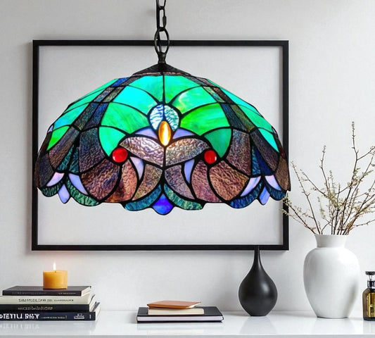 CDH 16" Tiffany Pendant Lamp 40cm shade (16013C)