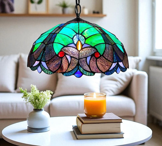 CDH 16" Tiffany Pendant Lamp 40cm shade (16013C)