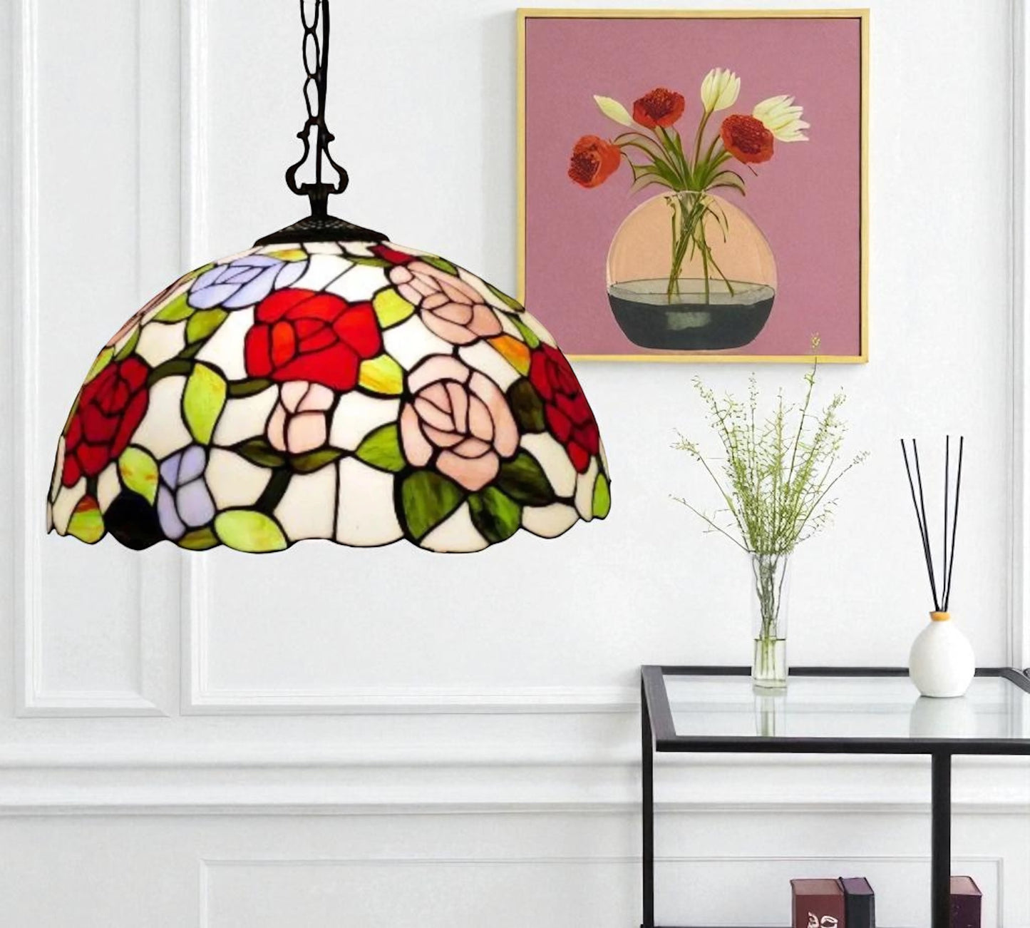 CDH 16" Tiffany Pendant Lamp 40cm shade (16018C)