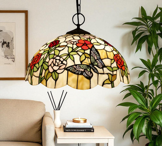 CDH 16" Tiffany Pendant Lamp 40cm shade (16023C)