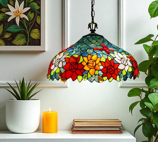 CDH 16" Tiffany Pendant Lamp 40cm shade (16110C)