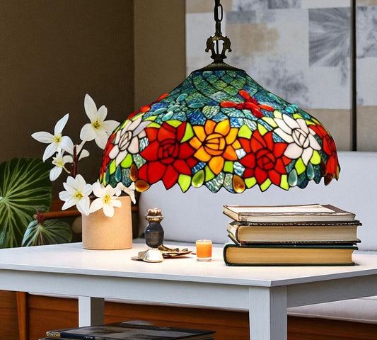CDH 16" Tiffany Pendant Lamp 40cm shade (16110C)