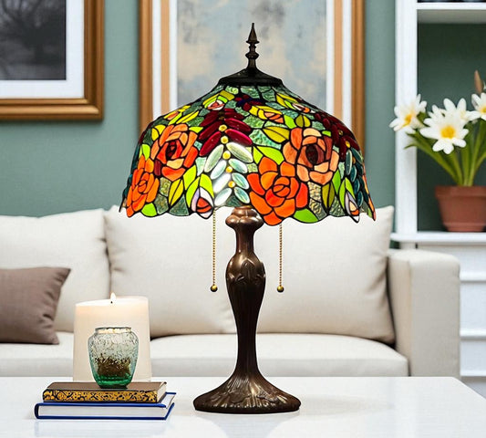 CDH 16" Tiffany Table Lamp 40cm Shade (15012)
