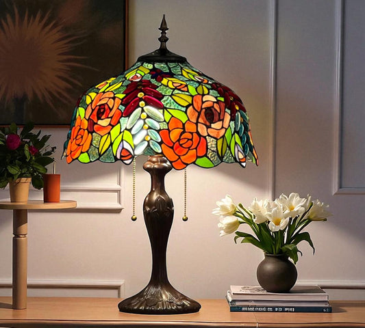 CDH 16" Tiffany Table Lamp 40cm Shade (15012)