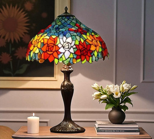 CDH 16" Tiffany Table Lamp 40cm Shade (15024)