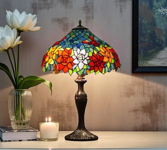 CDH 16" Tiffany Table Lamp 40cm Shade (15024)