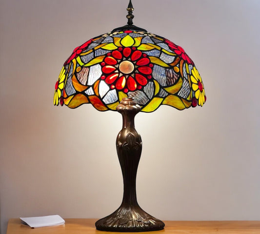 CDH 16" Tiffany Table Lamp 40cm Shade (15028)