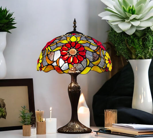 CDH 16" Tiffany Table Lamp 40cm Shade (15028)