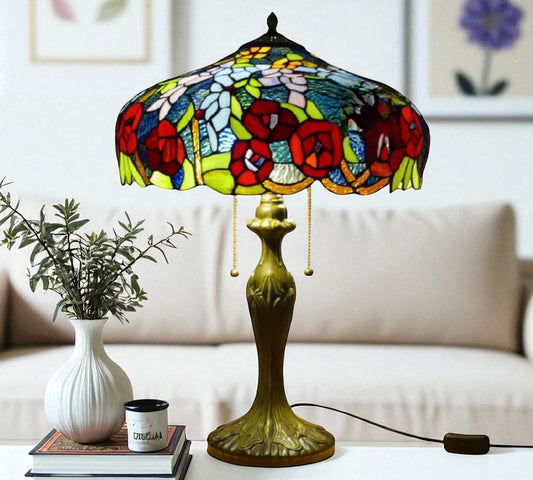 CDH 16" Tiffany Table Lamp 40cm Shade (15034)