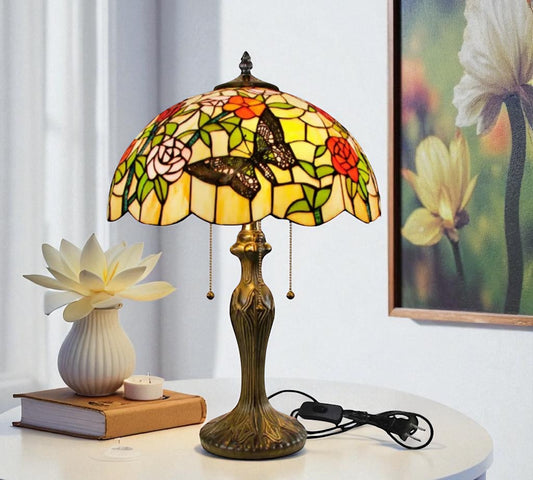 CDH 16" Tiffany Table Lamp 40cm Shade (15044)